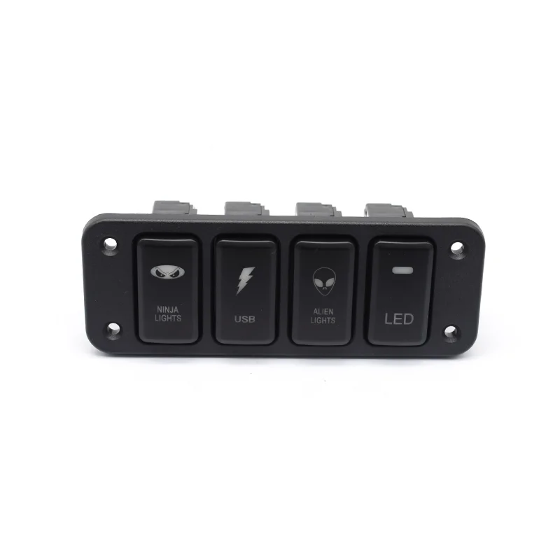 12V Led Light Bar with 4 Push Button Switches for Toyota