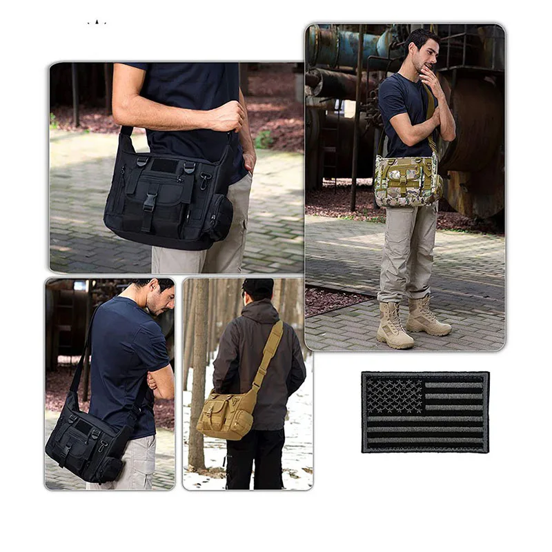 Multifunctional Tactical Shoulder Crossbody Bag for Outdoor Tactical Assault Gear Sling Pack Hunting Messenger Bag