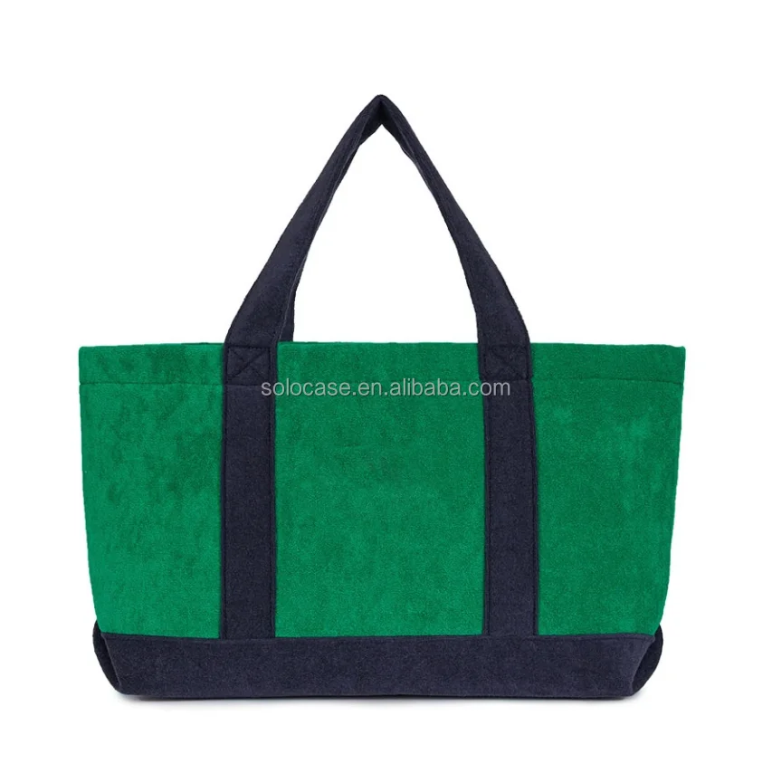 Terry Toweling Cloth Towel Carry Tote