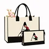 Black letter flower a