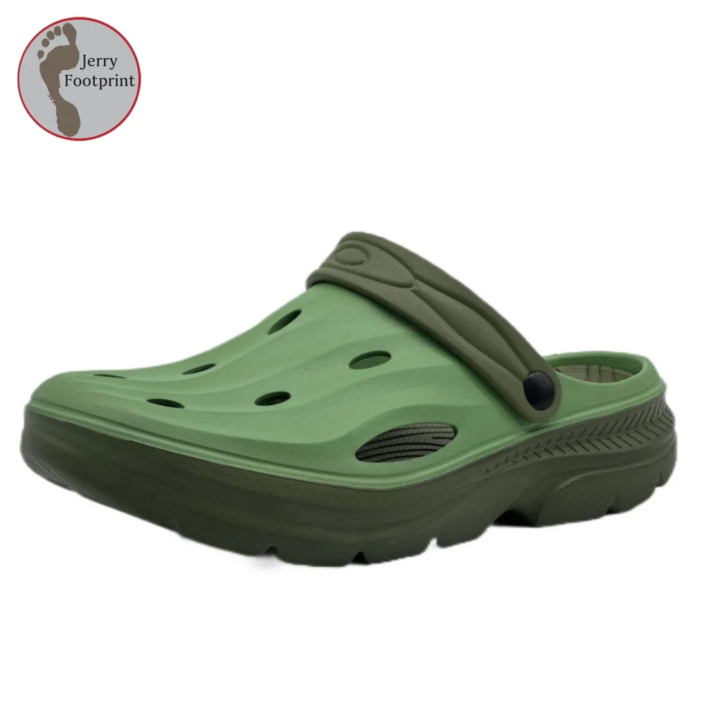 Dual-Color Two-Tone EVA Recovery Clogs Orthopedic for Slippers Closed Toes Anti-Slip Breathable for Spring Winter Summer Autumn