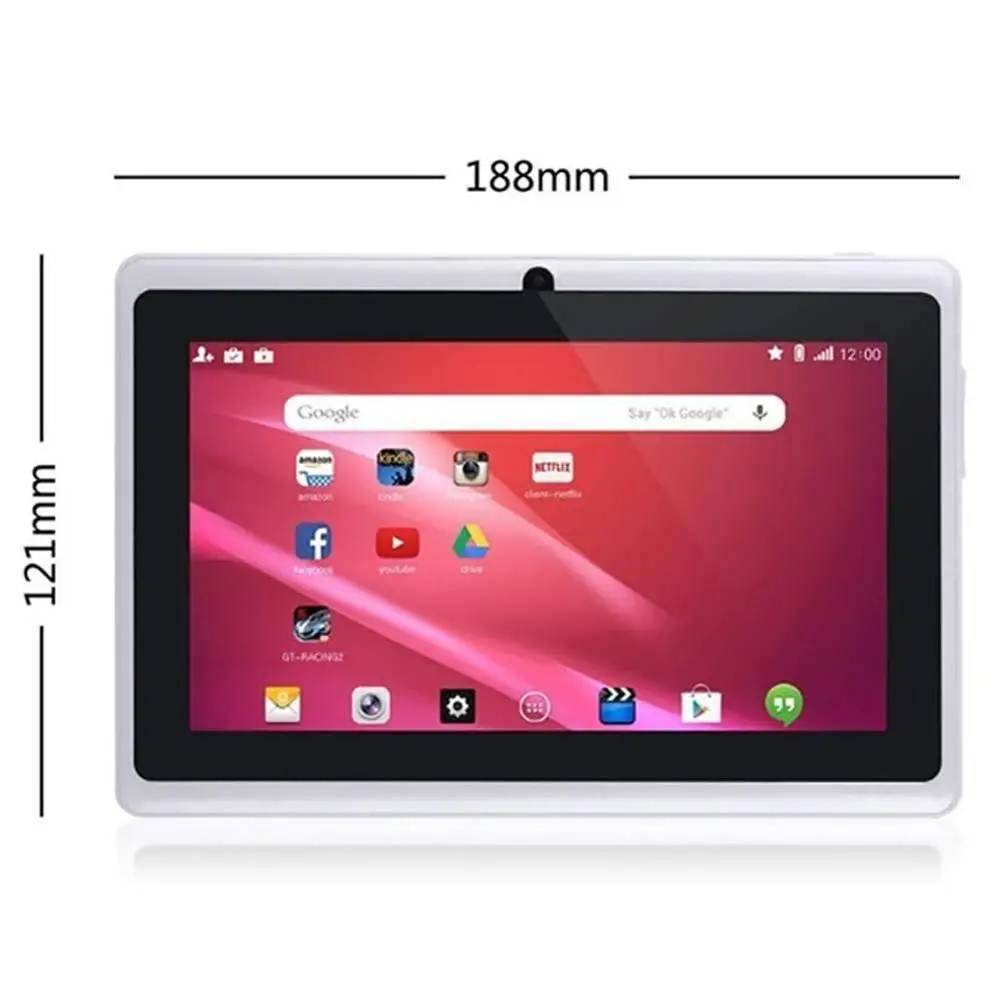 Секундная стрелка б/у планшет 7 дюймов A33 4 Гб микс 8 Гб ROM WIFI Android 4,4 1024*600 разрешение планшет Q88 в наличии на складе