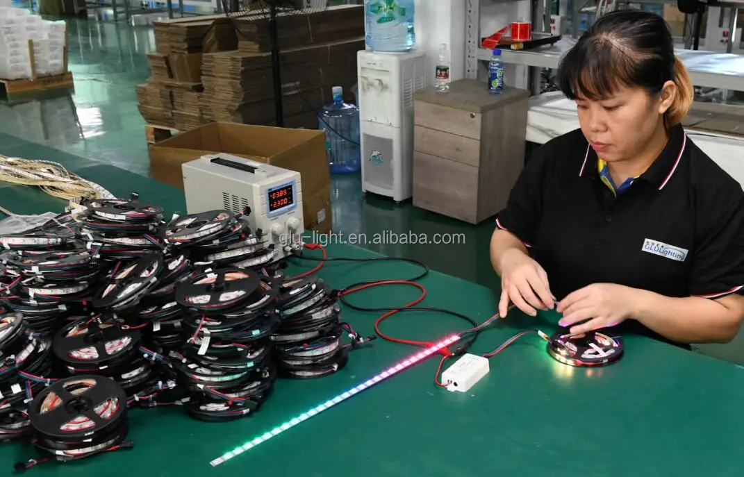 No flicker RGB Led digital strip Matrix 144Leds Addressable 5V APA102 Led Pixel Strip light