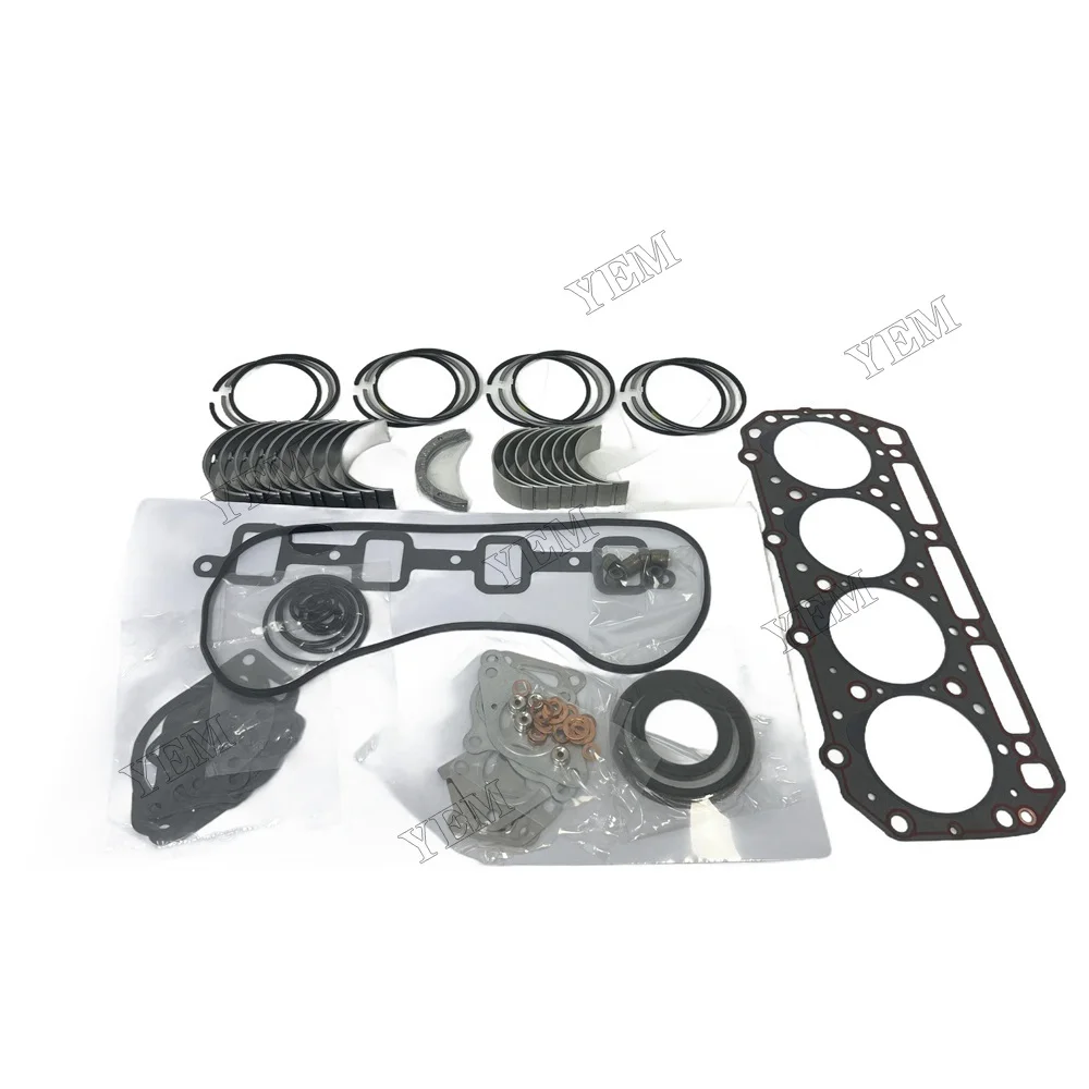 For A2300 New Overhaul Re-ring Kit Piston Ring Gasket Bearing Set for Daewoo D20SC-5 Forklift Diesel Engine Spare Part