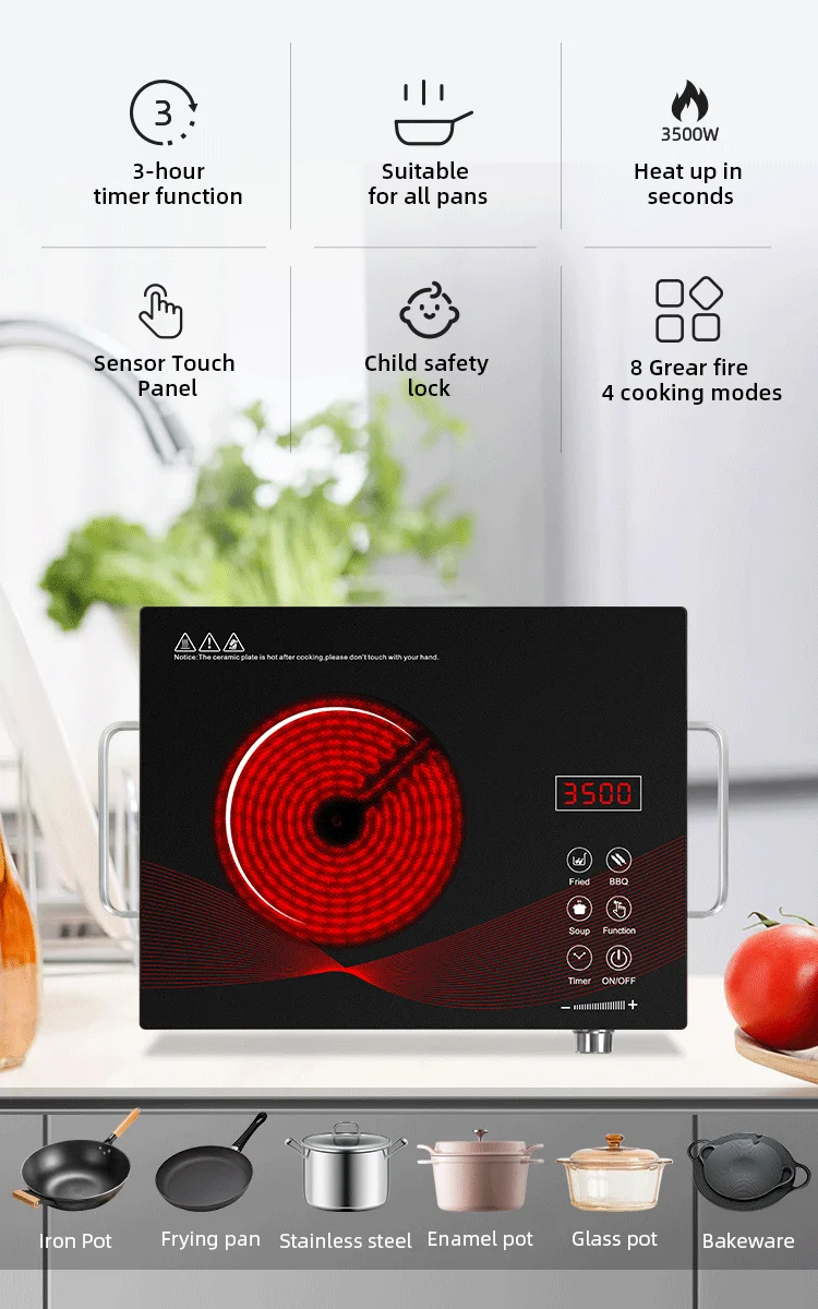 Manufacture Price Induction Cooktop 220v Smart Cooktops Electric