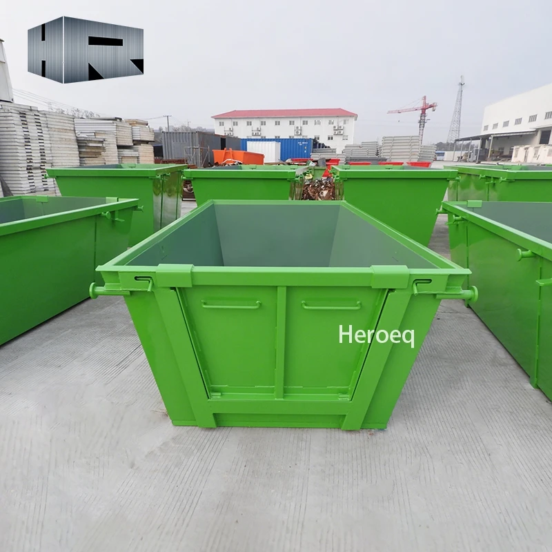 6CBM Stackable Marrel Bin Skip Containers Recycle Waste Bins Waste Storage Dumpsters Metal Steel Recycling Skip Bins