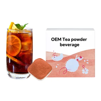 OEM  milk tea powder Bag  Low-carb Slimming Tea flat tummy products Black Tea Powder instant drink powder