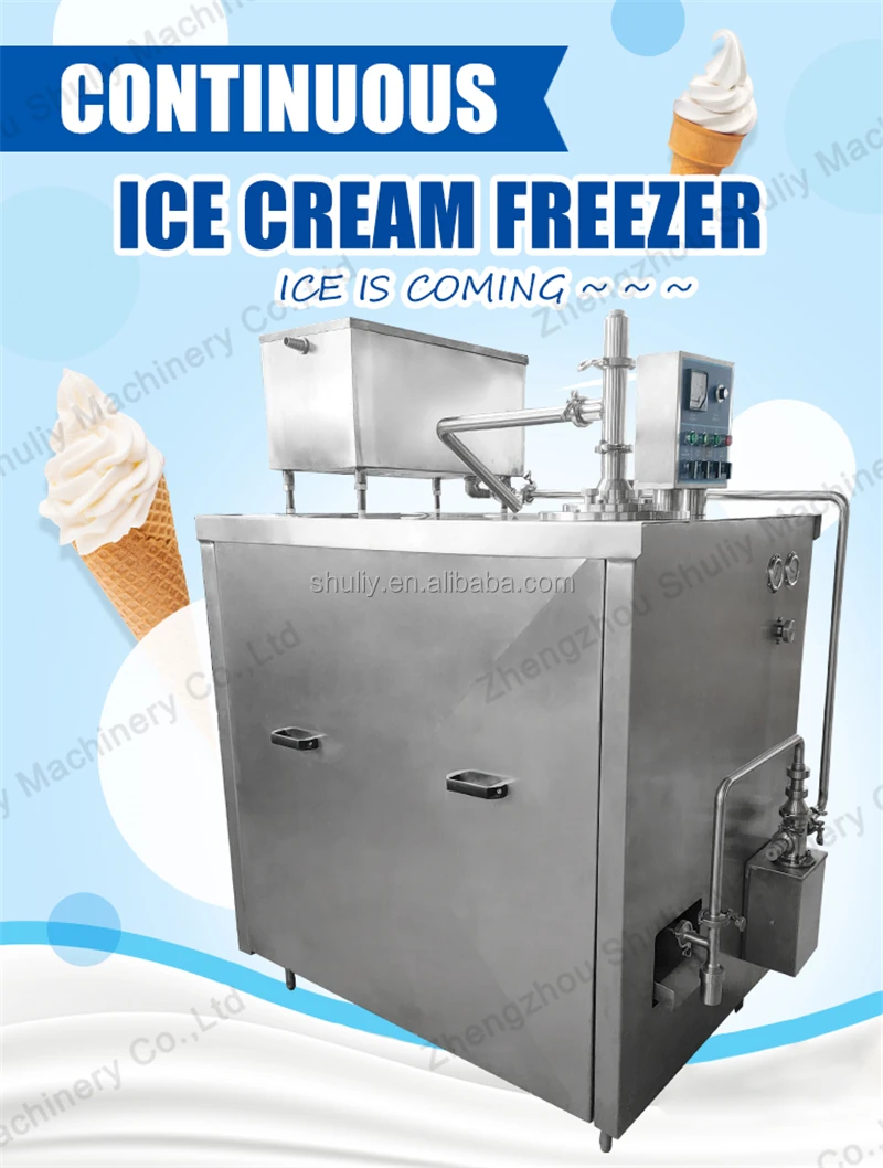 Continuous Ice Cream Machine Gelato Batch Freezer Buy Continuous
