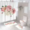 Peonía rosa vintage