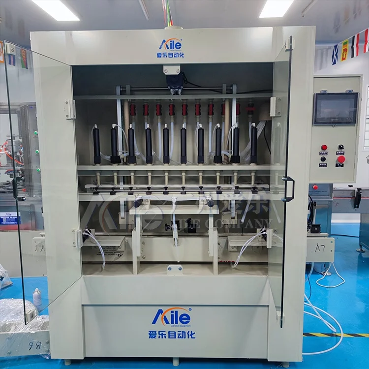 product high accuracy corrosive filling equipment for hand sanitizer acid liquid ten heads anti corrosion filling machine-3
