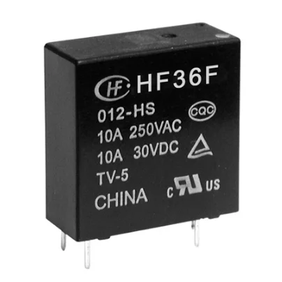 10 Relais Automobiles HONGFA HFV6-012HS-TR - 12VDC, 4 Broches, 30A - Neufs En Emballage
