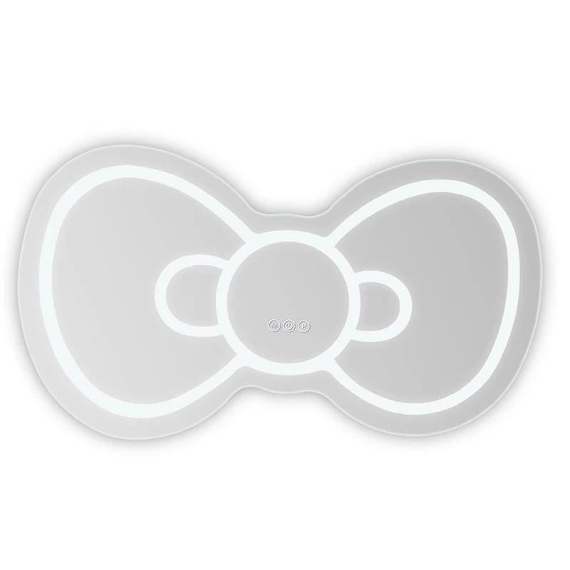 Hello Kitty Bow@ White&pink Led Illuminated Decorative Mirrors Makeup ...