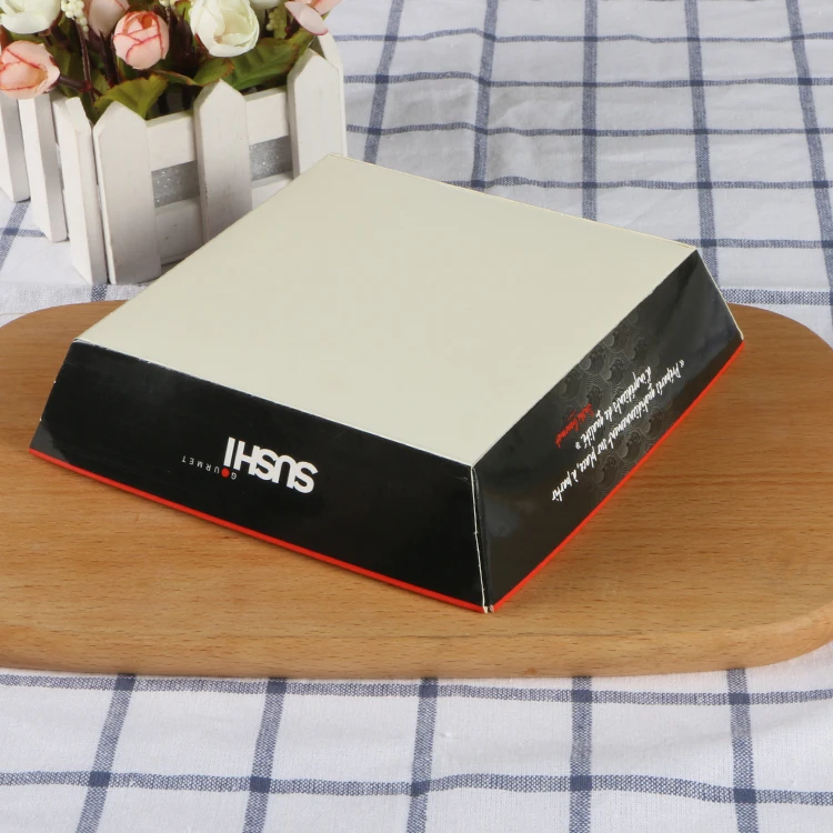 Custom Takeaway Packaging Sushi Tray Disposable Sushi Box