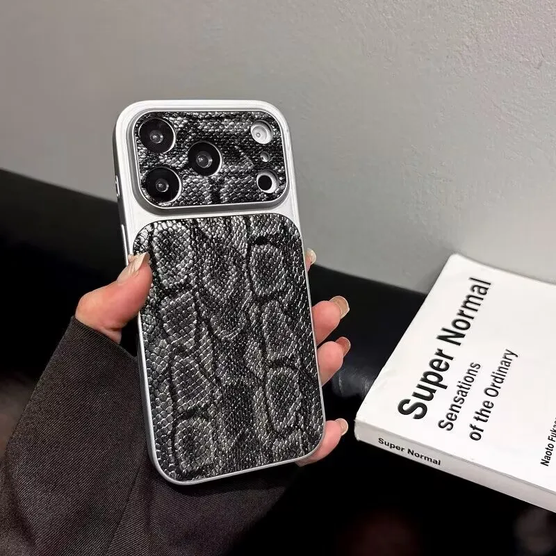 Wholesale Snake Texture Print Shockproof Mobile Phone Cases for Iphone17 Air 16 Plus Promax 15 14 13 12 11 Protective Back Cover