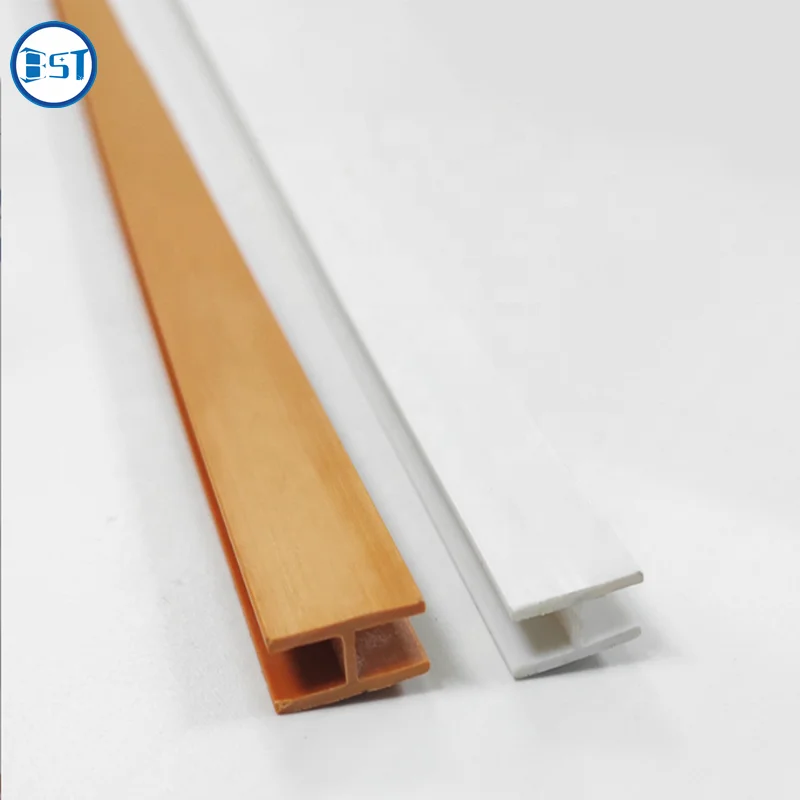 Extrusion L Shaped PVC Profile Custom Plastic Extrusion Building Plastic Trim Strip