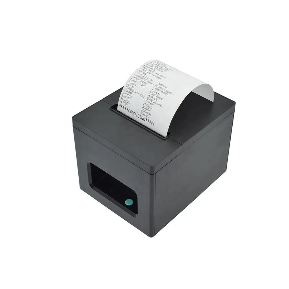 Durable 3 Inch Auto Cutter 80 mm POS Bill Printing Desktop USB Wireless Bluetooth 80mm Thermal Receipt Printer
