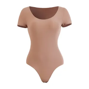 Sk Same Style Tiktok Hot Selling Seamless Black Sleeveless Sculpting Slimming Body Shaper Shapewear Bodysuit for Women