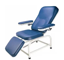 China Factory High Quality Blood Donation Chair Manual Adjustable Blood Collection Chair with Cheap Price
