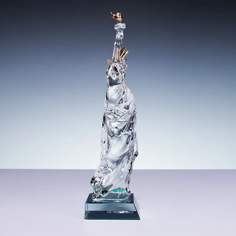 New York Tourist Souvenir crystal Statue Of Liberty Sculpture Factory Wholesale Price Gifts details