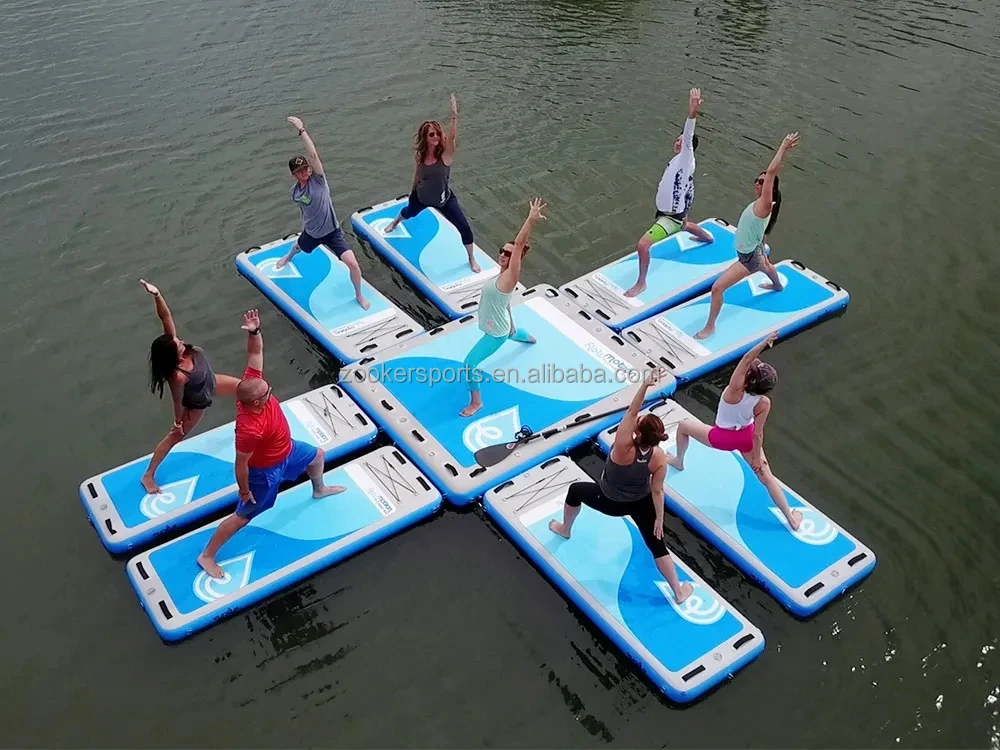 Hot Sale Inflatable Aqua Yoga Mat For Sport And Yoga Board On Water