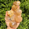 Golden Healer Quartz Heart