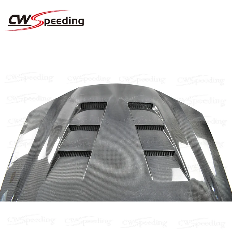 TS STYLE CARBON FIBER ENGINE HOOD BONNET for 2005 HYUNDAI GENESIS COUPE