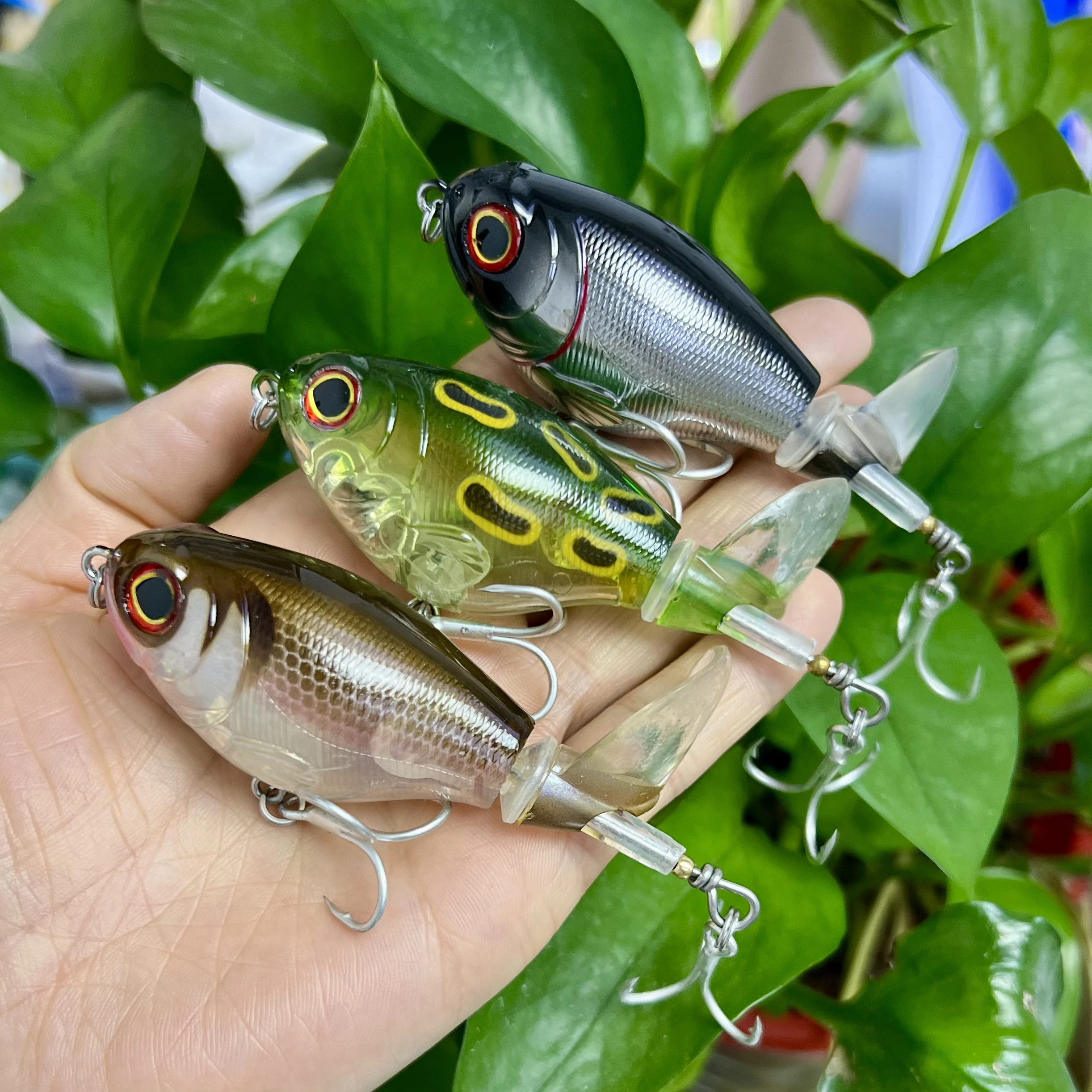alibaba fishing lures Seasky Lure Floating Hard Artificial Bait Minnow 30g Factory, Floating The hook of this frog bait is facing up and placed flush with the main body Whopper Plopper 75mm 17g Fishing