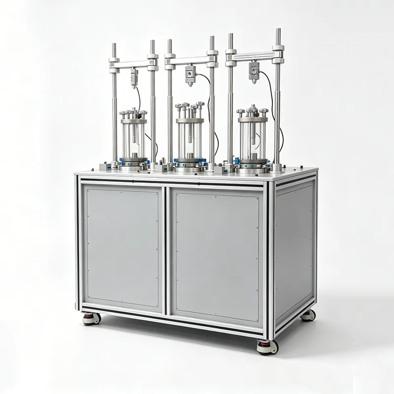 BTU Full-Automatic Stress Path Triple Triaxial Apparatus 10kN UU CU CD ASTM D4767 D7181 D2850 ISO 17892-8 Geotechnical Lab