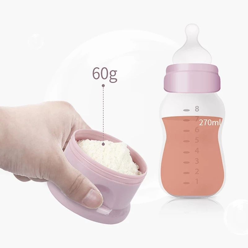 Portable Baby Food Storage Box Cartoon Infant Milk Powder Box