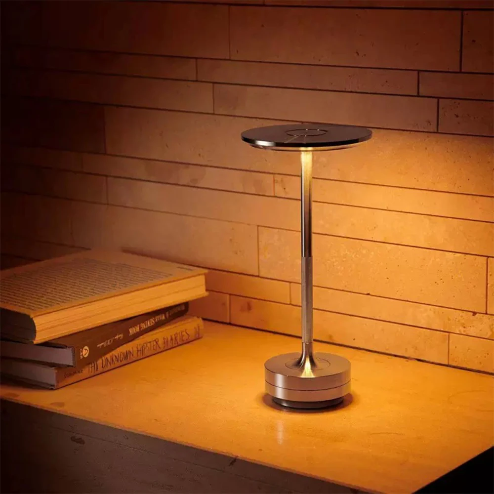 Convenient Charging Touch Table Lamp Light Luxury Bedside Restaurant