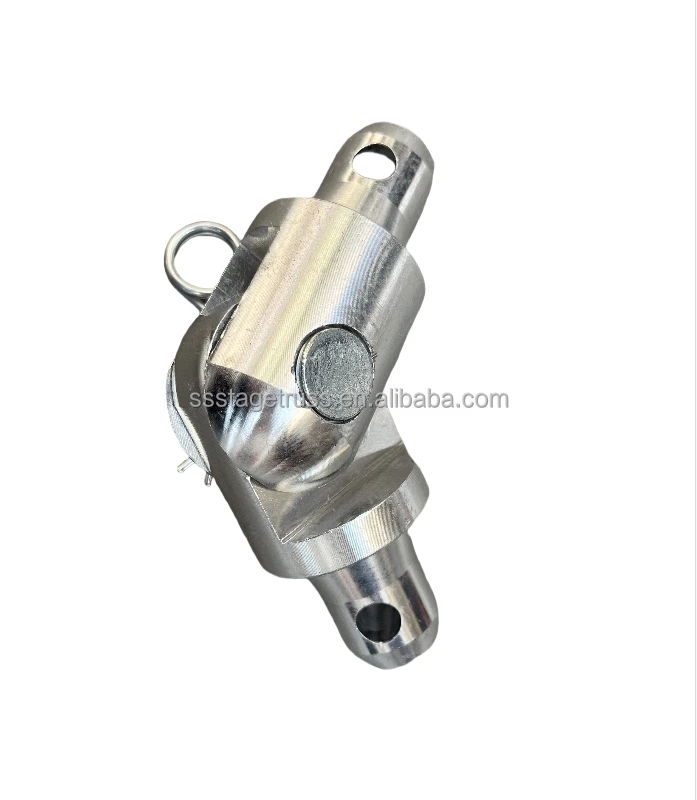 Square Aluminum Alloy Hinge Coupler Adjusting Spigot Truss Accessories Pipe Sleeve Conische Koppeling Draal Lightweight Custom