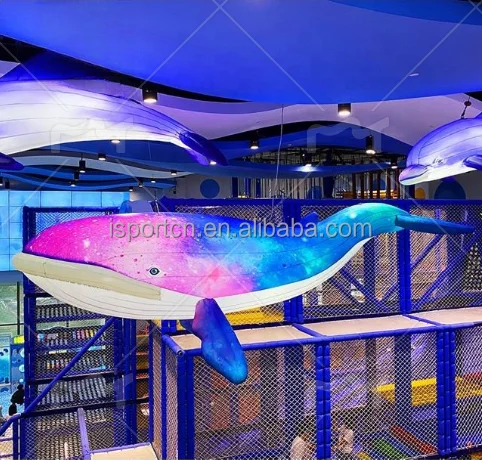 Large Ocean Theme Performance Inflatable Fish Whale Model
