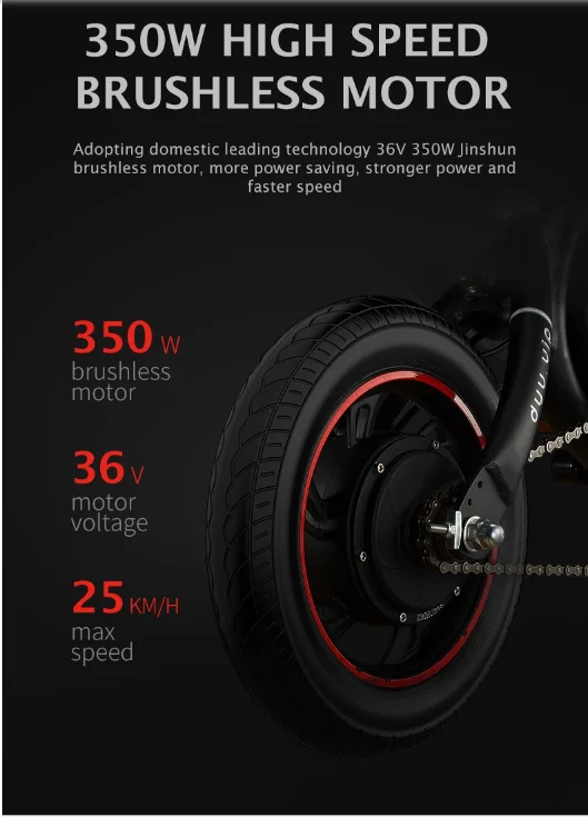 Ultimate Well-priced Hot-selling Foldable and Portable All Scenario D2F Patter Electric Bicycle