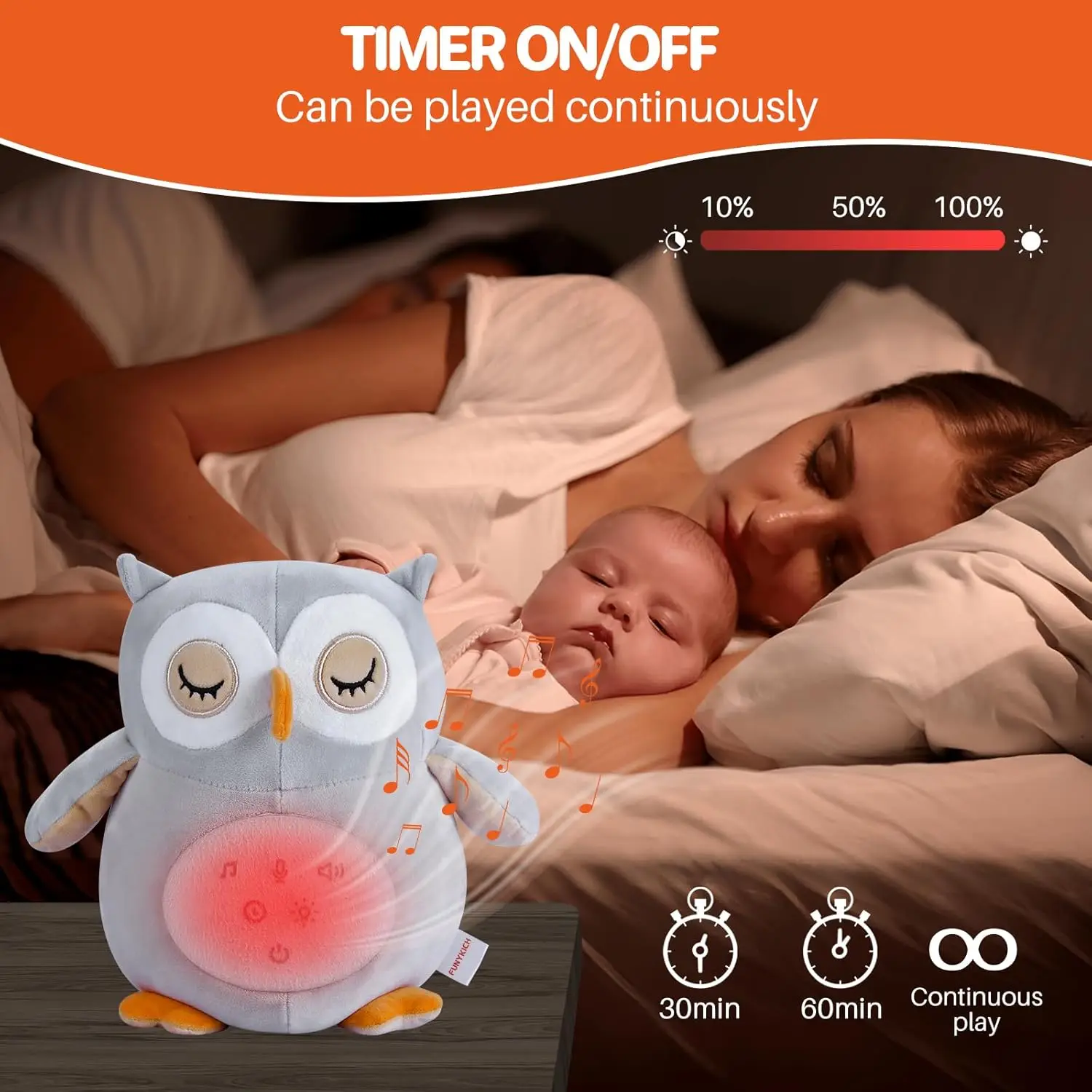 Baby Soother The Sleep Inducing Owl Night Light Owl Baby Sleep