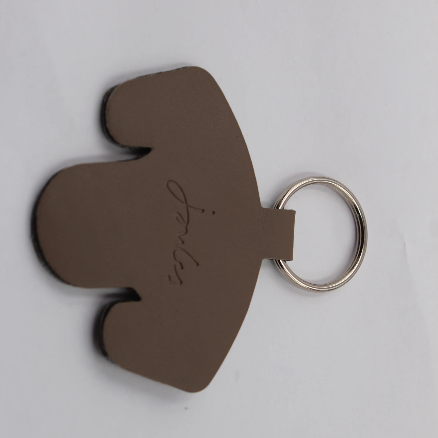 Source Fashion Cartoon Cute Animal Brown Dog Leather Key Ring