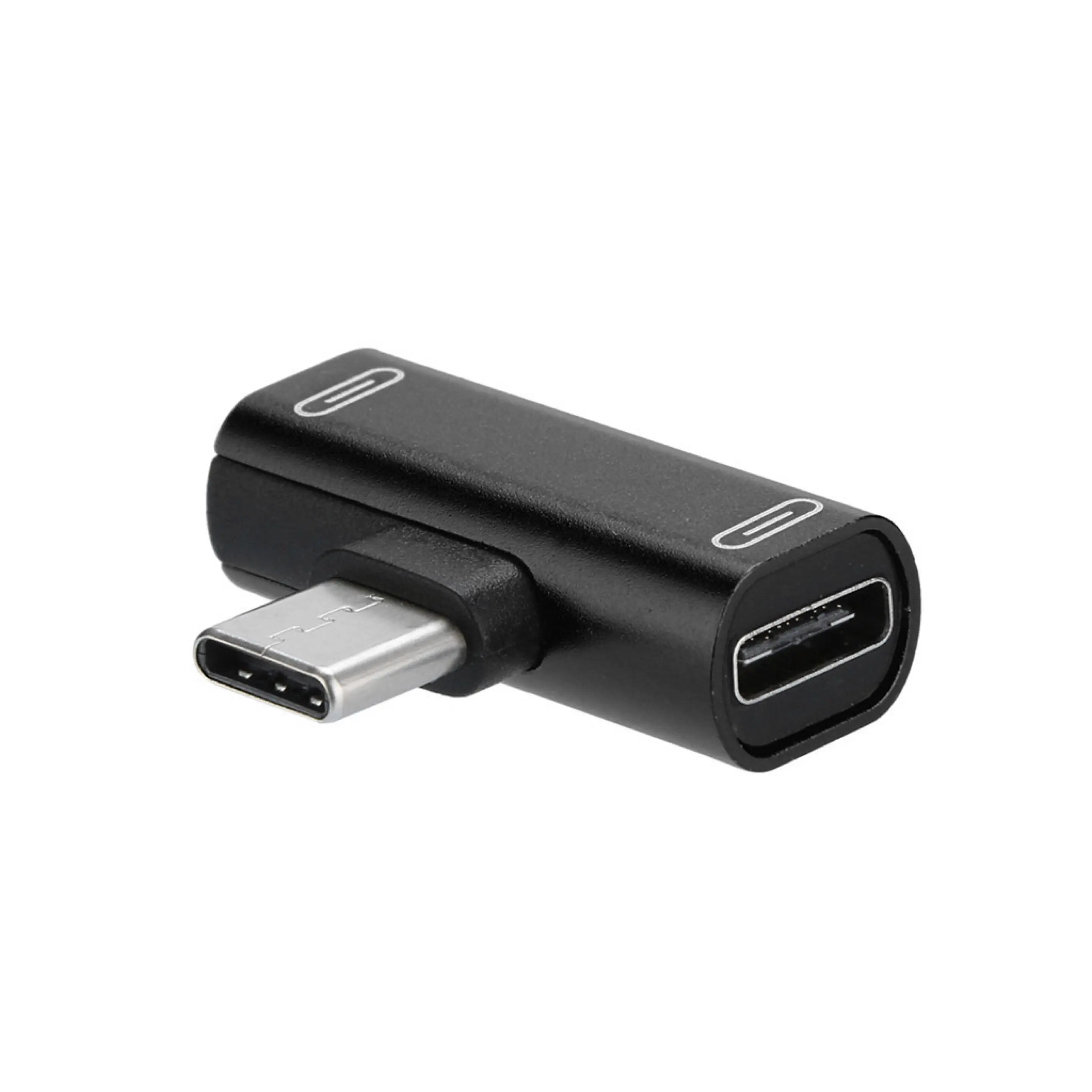 CABLETOLINK 2 in 1 Dual Type C Earphone Converter Dongle Enjoy Music While Charging