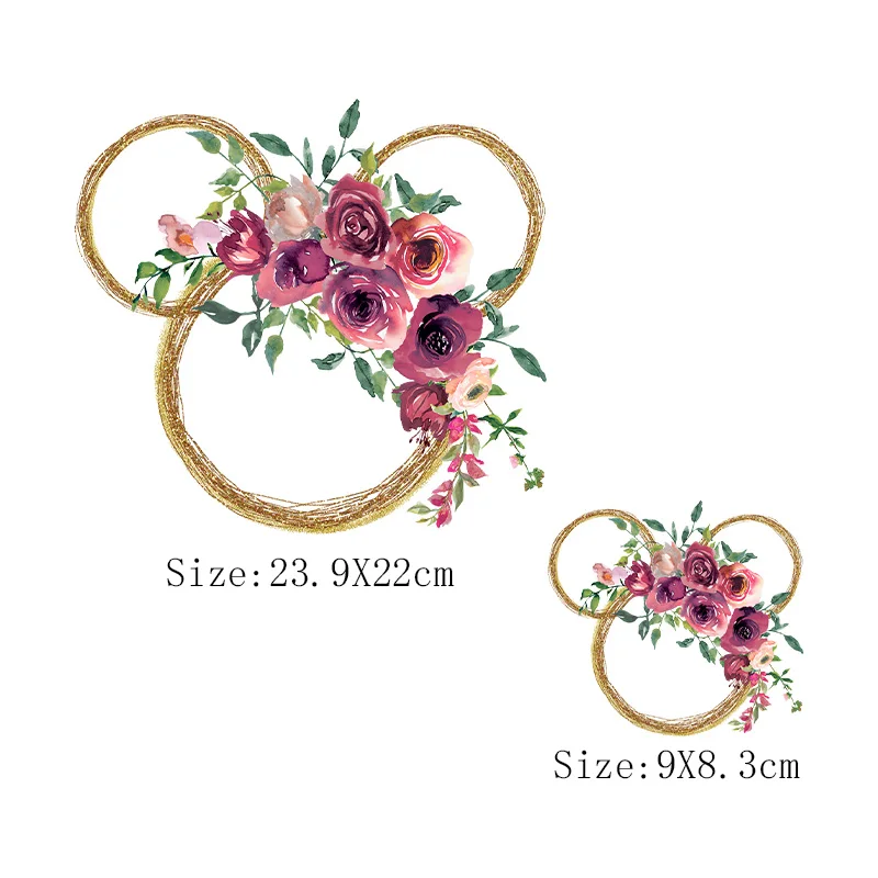 Wholesale Flower Iron-on Transfers For 