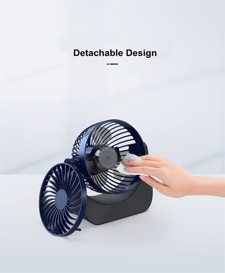 3 Speeds Adjustable Portable Table Fan Cooling Mini Fan Usb Desk Fan