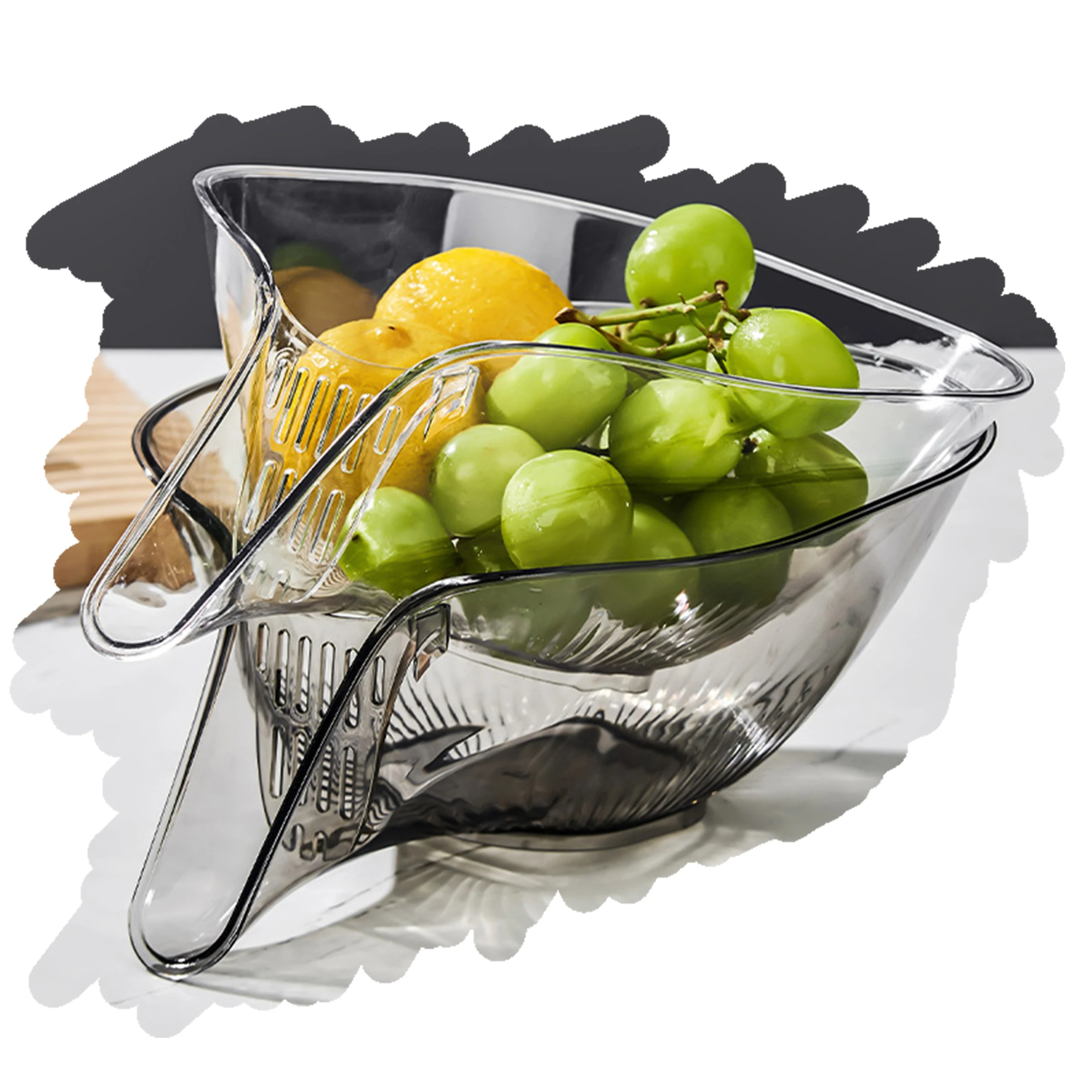 Multifunctional Drainage Basket Drainage Bowl Household Sink Vegetable
