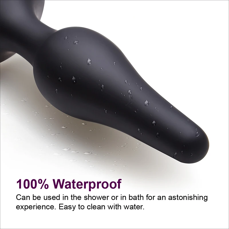 Waterproof Soft Medical Silicone Anal Training Butt Plug Sex Toys