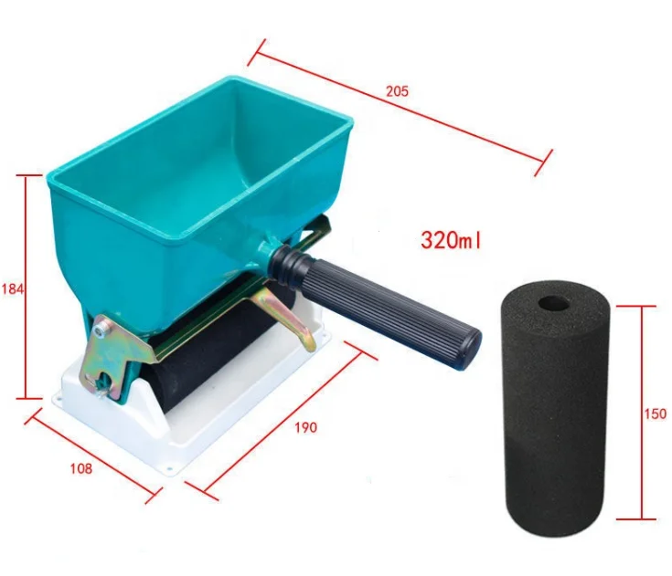 6 Inch Manual Roller Gluer Gluing Machine Glue Spreader Tool