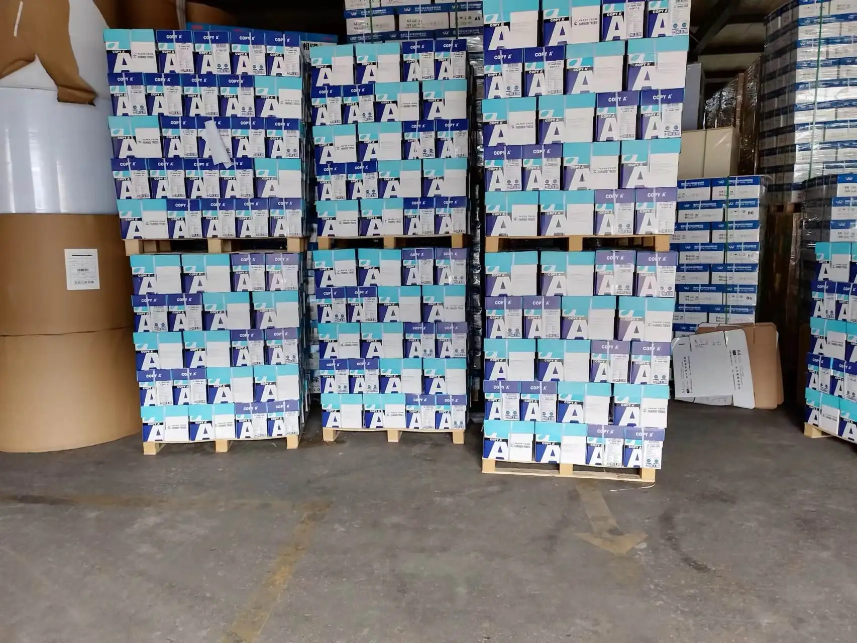China Factory Oem A4 Copy Paper 80 Gsm Verified A3 Box 500 Sheets Ream 5 Reams Box Office Art Paper