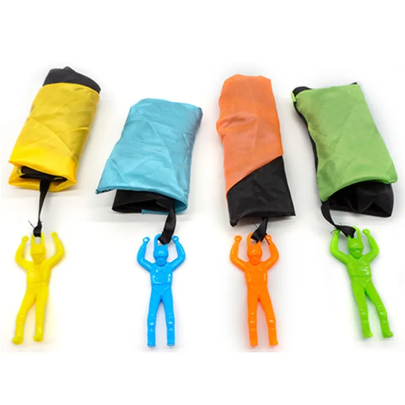 Throw Parachute Figures Toys Free Drop Toss Hand Throwing Army Soldier Parachute Kids Toys For