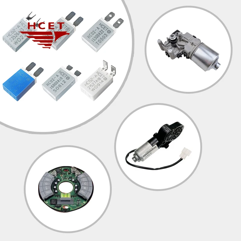 For HCET HC02 Motor Overload Protector Thermal Switch 12V 24V for Car Window Wiper DC Motor Switches Product Category