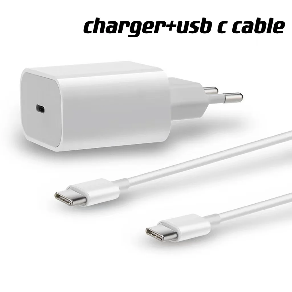 For Original Apple 15 Fast Charger Adapter Pd 20w Usbc Typec Ccable