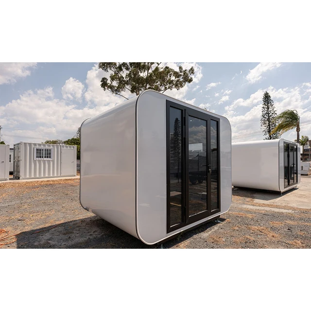 High Quality Luxury Modern Modular Apple Prefabricated Capsule  Prefab Tiny Homes Cheap Container House Villa Building