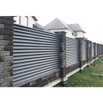 On Sale Easily Assembled Garden Fence Cheap Fence Panels Privacy Slat Aluminum Fence