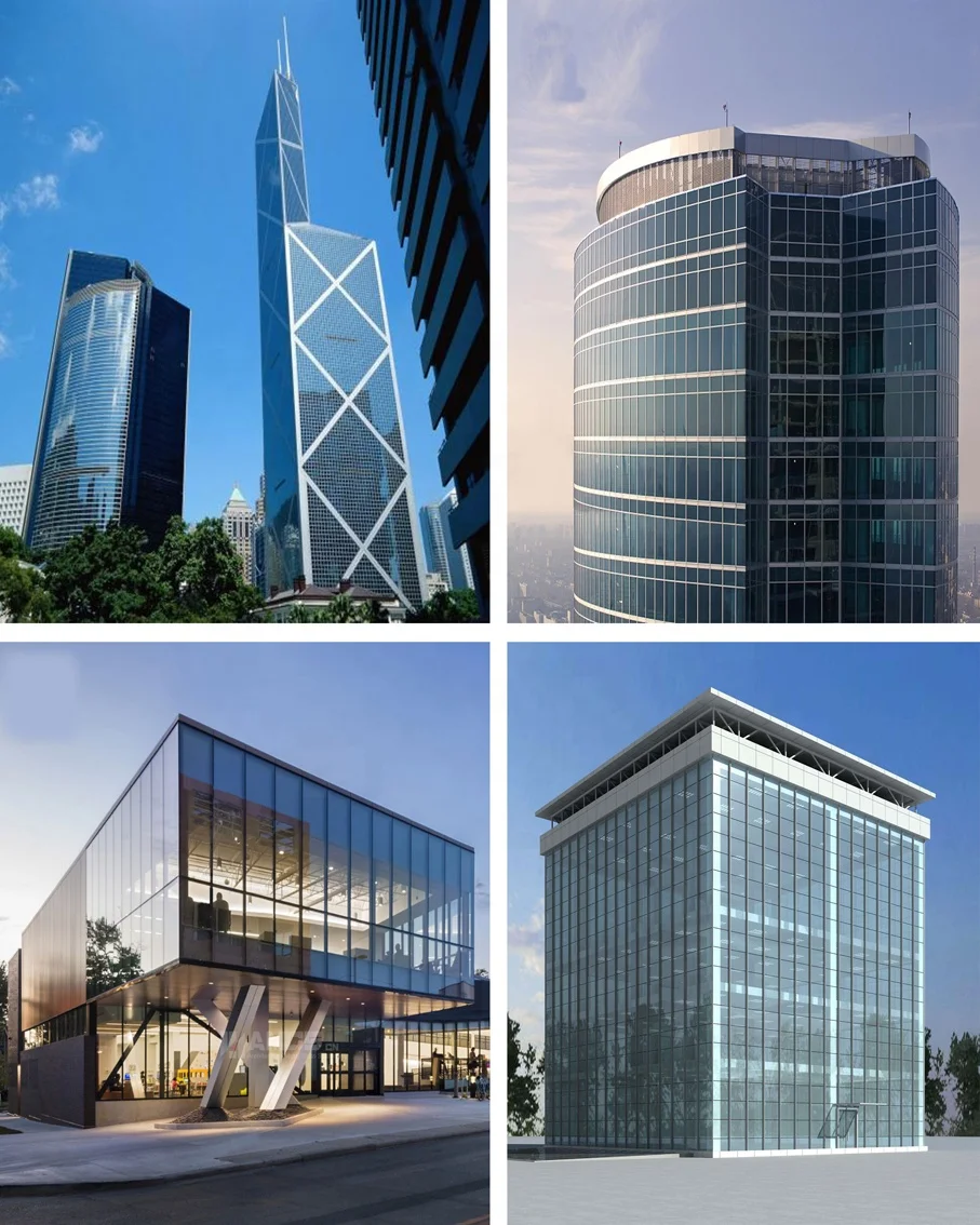 ゆうじ様製作依頼　ミラーガラス大型オフィスビル ゆうじ様製作依頼 ミラーガラス大型オフィスビル