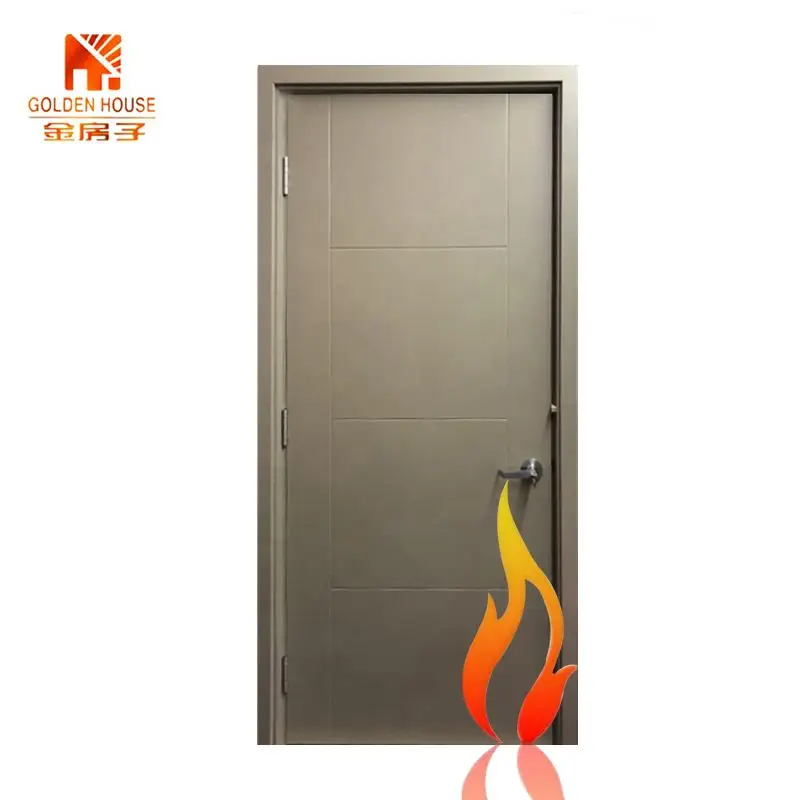 UL Intertek WH Listed Approved 60minute 1 Hours Fireproof Metal Doors Temperature Rise Steel Fire Rated Door
