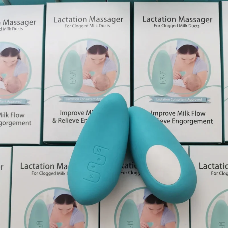 Support Clogged Milk Ducts Breast Massage Vibrator Lactation Breast Massager Warming Lactation